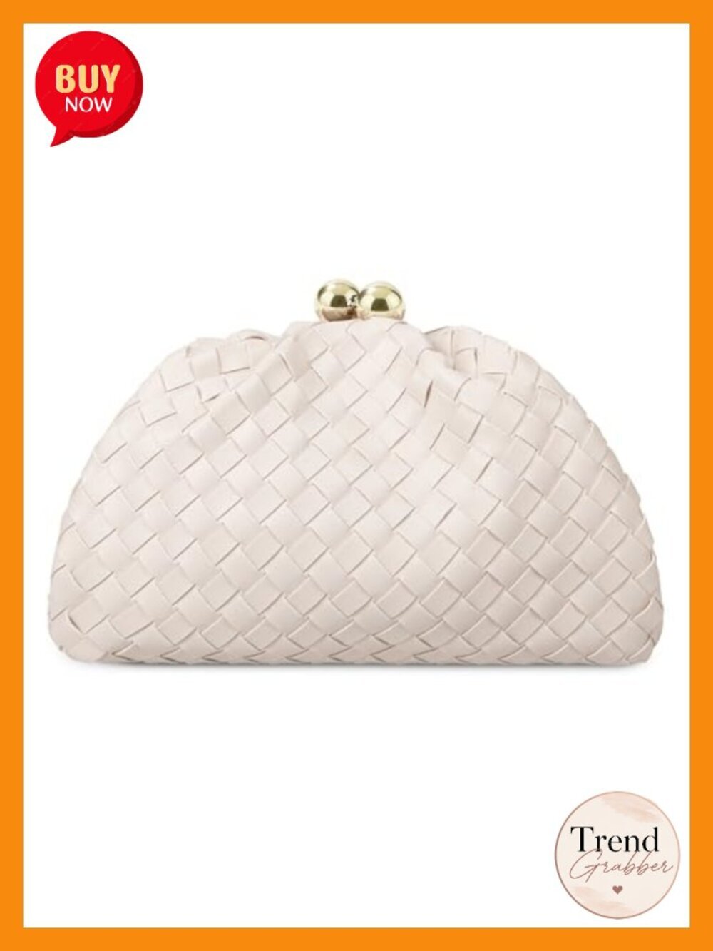 Hand-Woven Vegan Leather Clutch Purse Crossbody Bag for Wedding